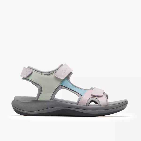 Clarks Mira Bay (Grey/Green) - Women's