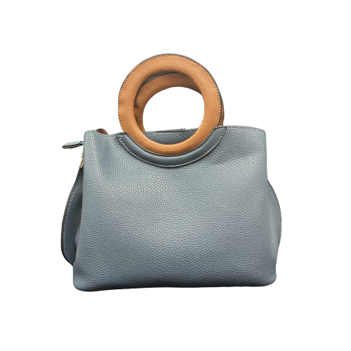 La Diva M16931 STL Handbag (Denim/Tan) - Women's