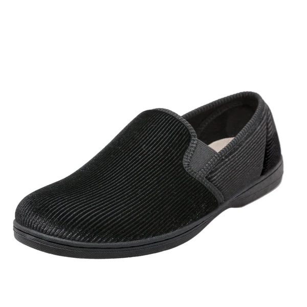 Foamtreads Regal Slipper (Black) - Men's