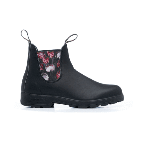 Blundstone 2206 Boots (Black/Protea Floral) - Women's