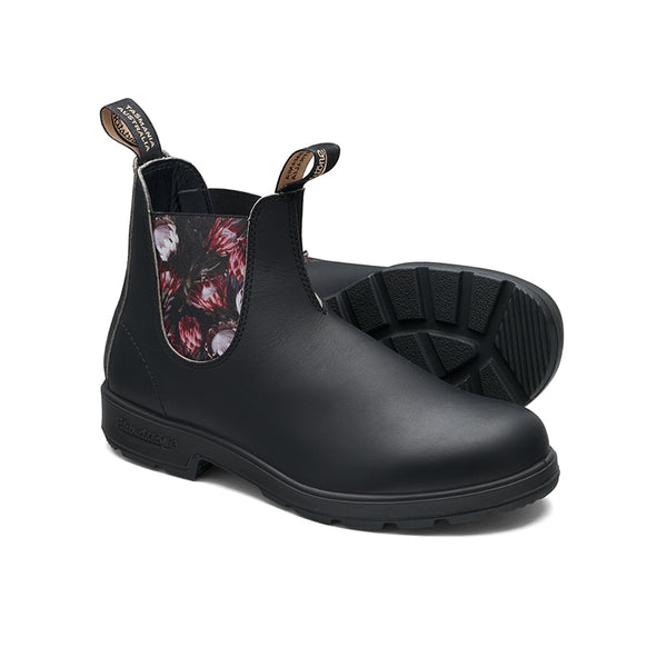 Blundstone 2206 Boots (Black/Protea Floral) - Women's