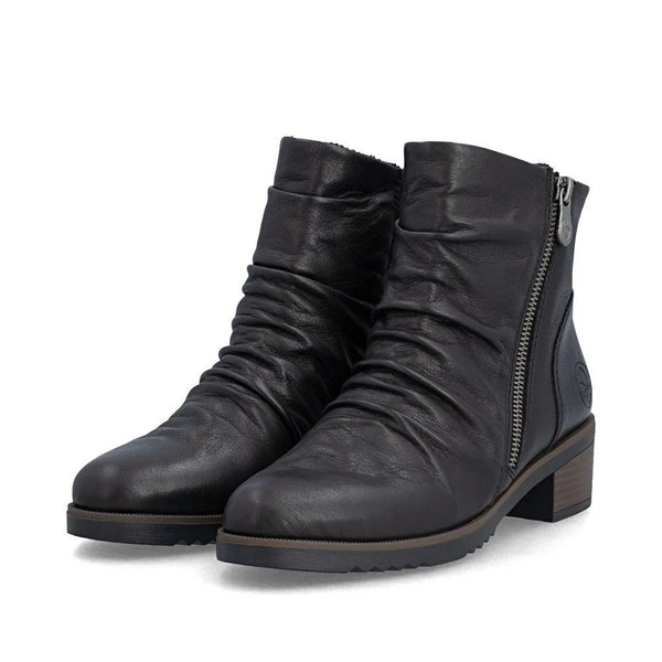 Rieker Y0556-00 (Black) - Women's
