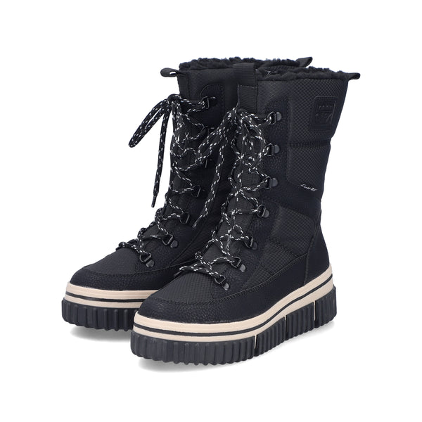 Rieker Y6380-00 (Black) - Women's