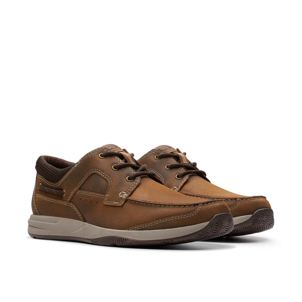 Clarks Sailview Lace (Brown) - Men's