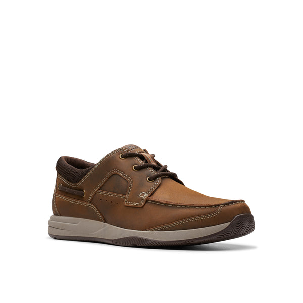 Clarks Sailview Lace (Brown) - Men's