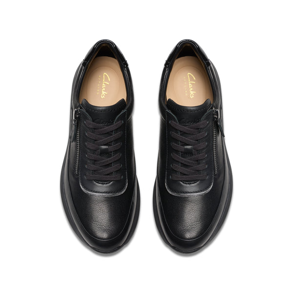 Clarks Tivoli Zip (Black) - Women's