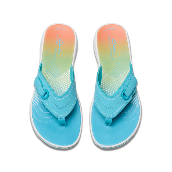 Clarks Breeze Reyna (Turquoise Ombre) - Women's
