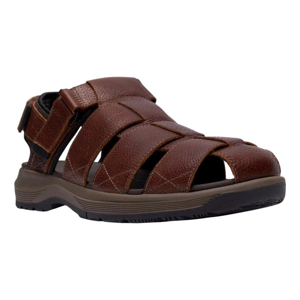 Clarks Guideview Cove (Dark Brown Leather) - Men's