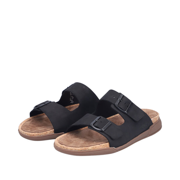 Rieker 27090-00 (Black) - Men's