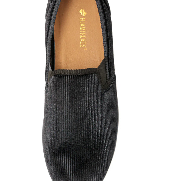 Foamtreads Regal Slipper (Black) - Men's