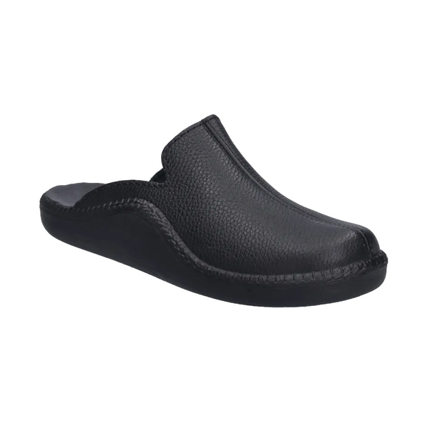 Josef Seibel Monaco 202 Slipper (Black) - Men's