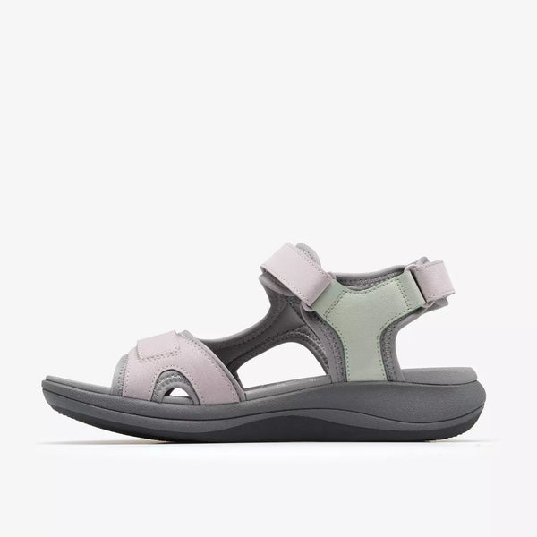 Clarks Mira Bay (Grey/Green) - Women's