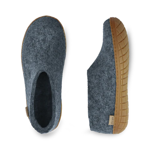 Glerups Rubber Sole Shoe (Denim) - Unisex