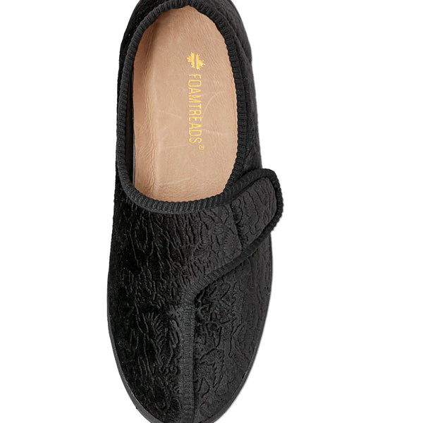 Foamtreads Jewel Slipper (Black) - Women's