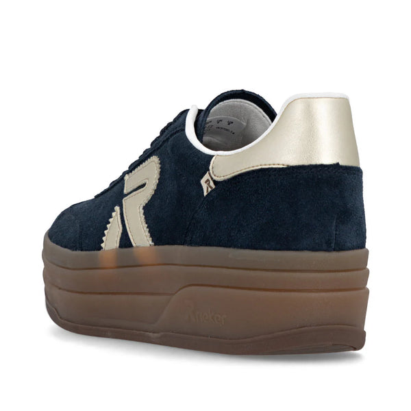 Rieker W3700-14 (Blue) - Women's
