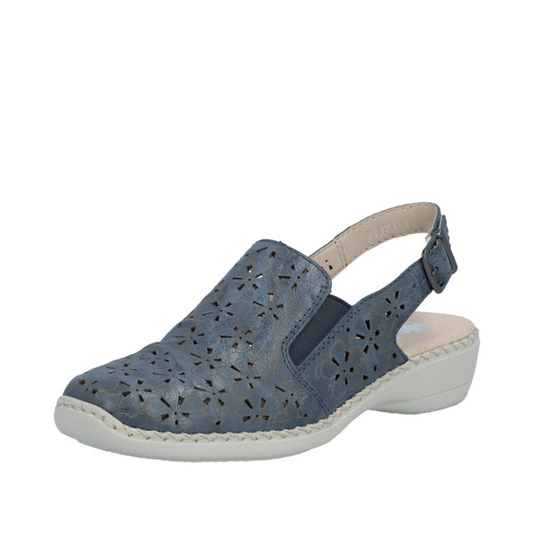 Rieker 41371-12 (Blue) - Women's