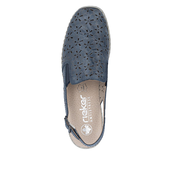 Rieker 41371-12 (Blue) - Women's