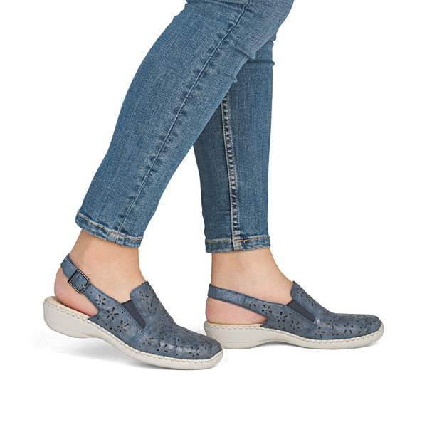Rieker 41371-12 (Blue) - Women's
