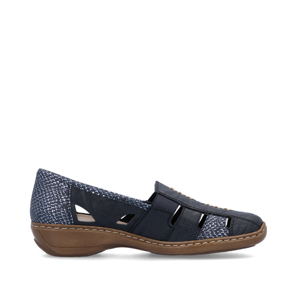 Rieker 41385-15 (Blue) - Women's