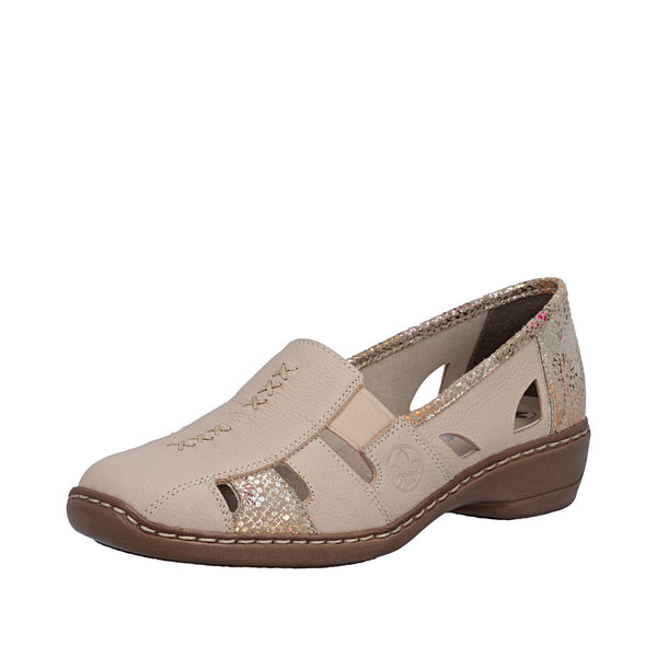 Rieker 41385-63 (Beige) - Women's