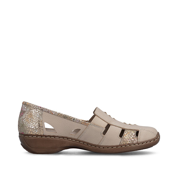 Rieker 41385-63 (Beige) - Women's