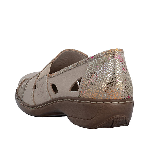 Rieker 41385-63 (Beige) - Women's