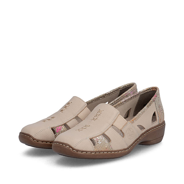 Rieker 41385-63 (Beige) - Women's