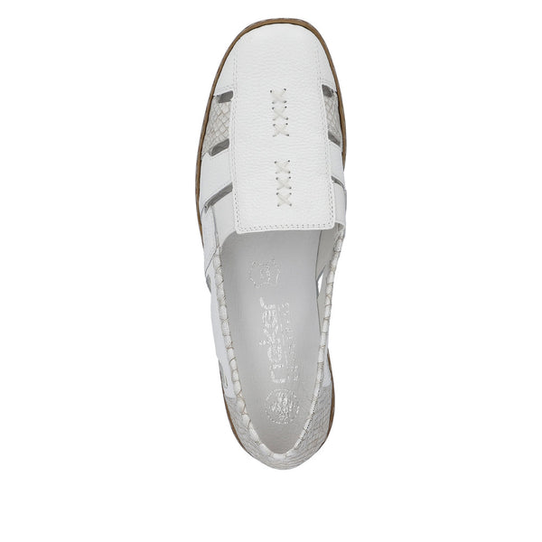 Rieker 41385-80 (White) - Women's