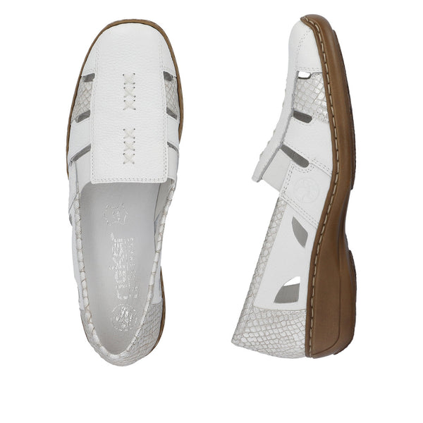 Rieker 41385-80 (White) - Women's