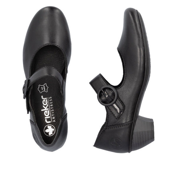 Rieker 41756-00 (Black) - Women's