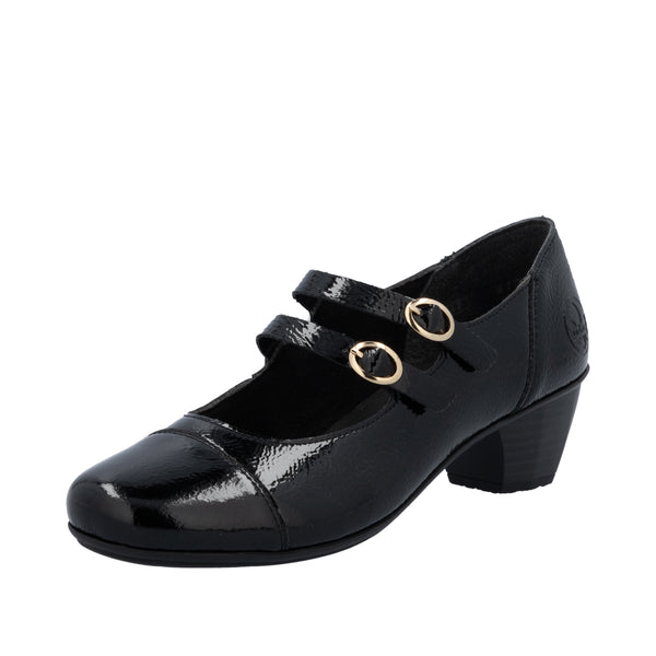 Rieker 41758-00 (Black) - Women's