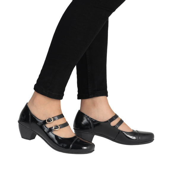 Rieker 41758-00 (Black) - Women's