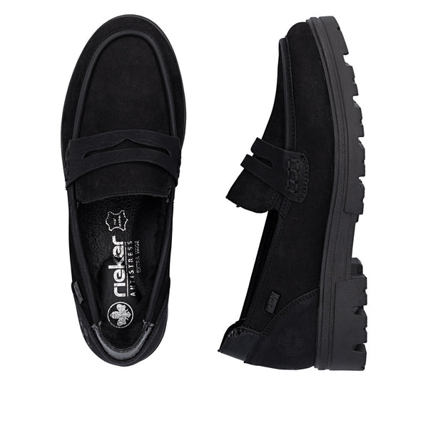 Rieker 43051-00 (Black) - Women's