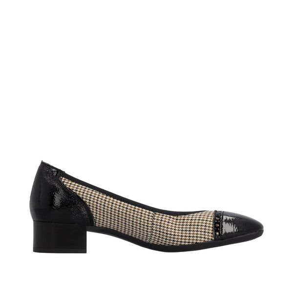 Rieker 43450-60 (Black/Beige) - Women's
