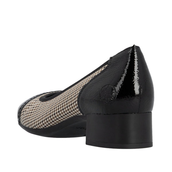 Rieker 43450-60 (Black/Beige) - Women's