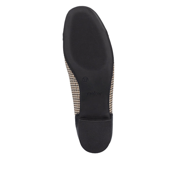 Rieker 43450-60 (Black/Beige) - Women's