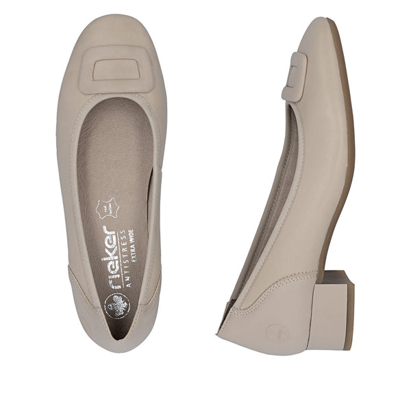 Rieker 43453-62 (Beige) - Women's