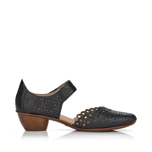 Rieker 43753-00 (Black) - Women's