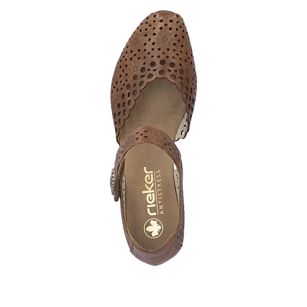 Rieker 43753-22 (Brown) -Women's