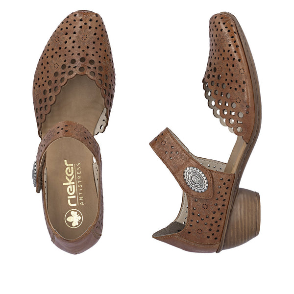 Rieker 43753-22 (Brown) -Women's