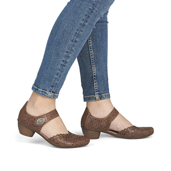 Rieker 43753-22 (Brown) -Women's