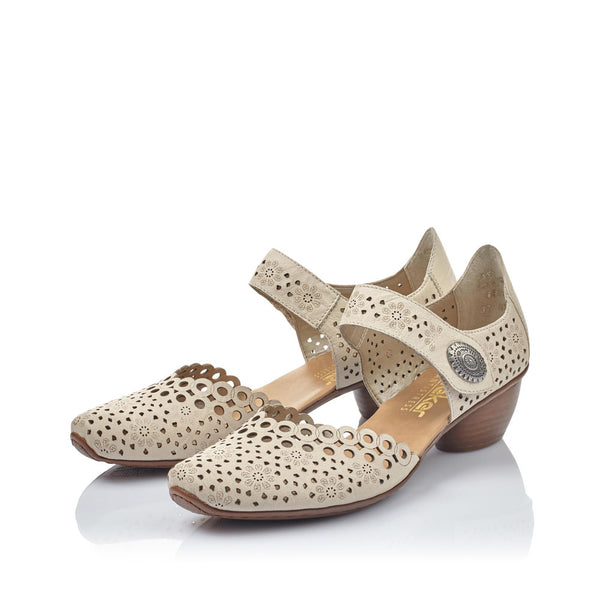 Rieker 43753-60 (Cream) - Women's