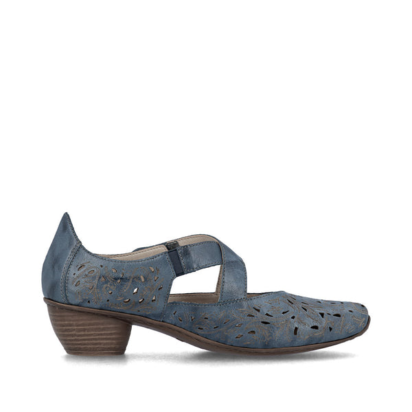 Rieker 43773-12 (Blue) - Women's