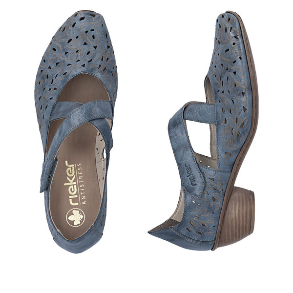 Rieker 43773-12 (Blue) - Women's