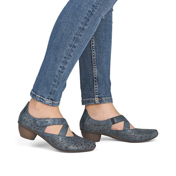 Rieker 43773-12 (Blue) - Women's