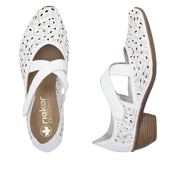 Rieker 43773-80 (White) - Women's