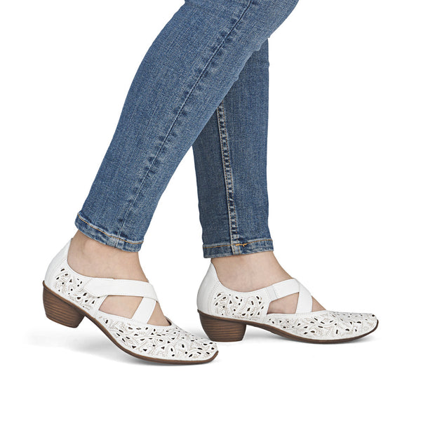 Rieker 43773-80 (White) - Women's