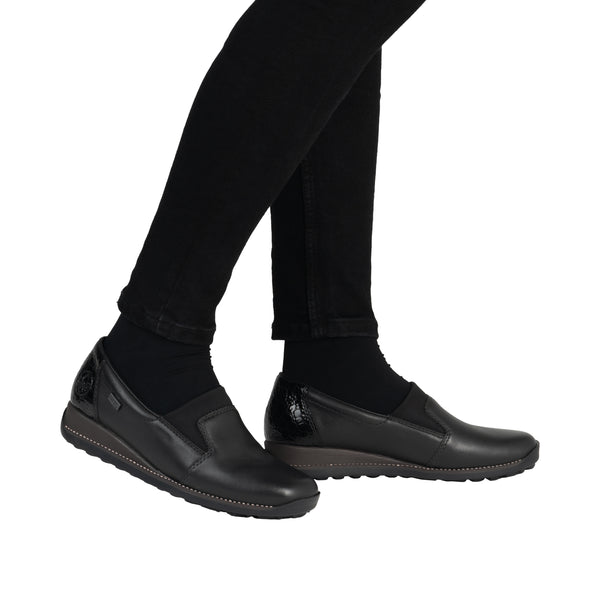 Rieker 44291-00 (Black) - Women's