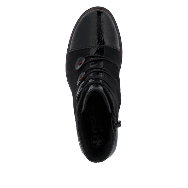 Rieker Y2576-00 (Black) - Women's