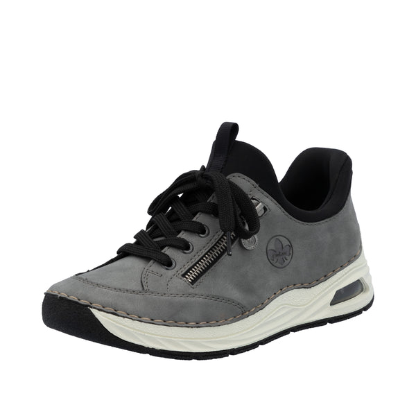 Rieker 44567-42 (Grey) - Women's